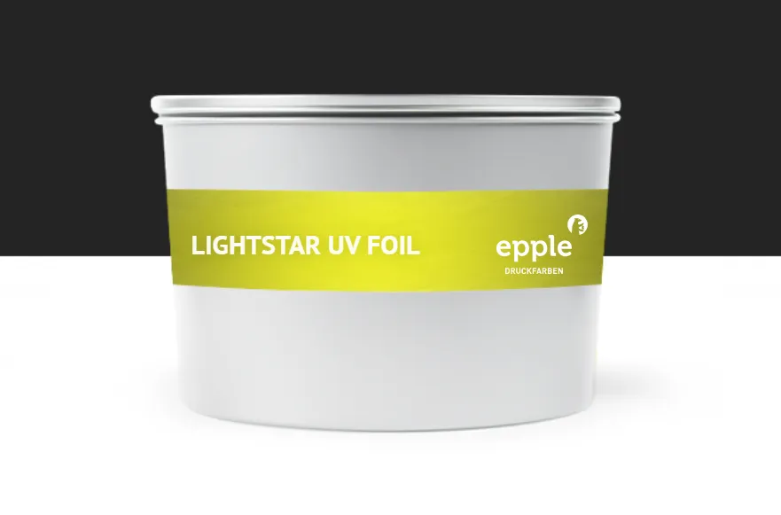 UV Foilstar SW UV inks for printing on non-absorbent substrates such as foil, film, plastic and metallized paper or cardboard