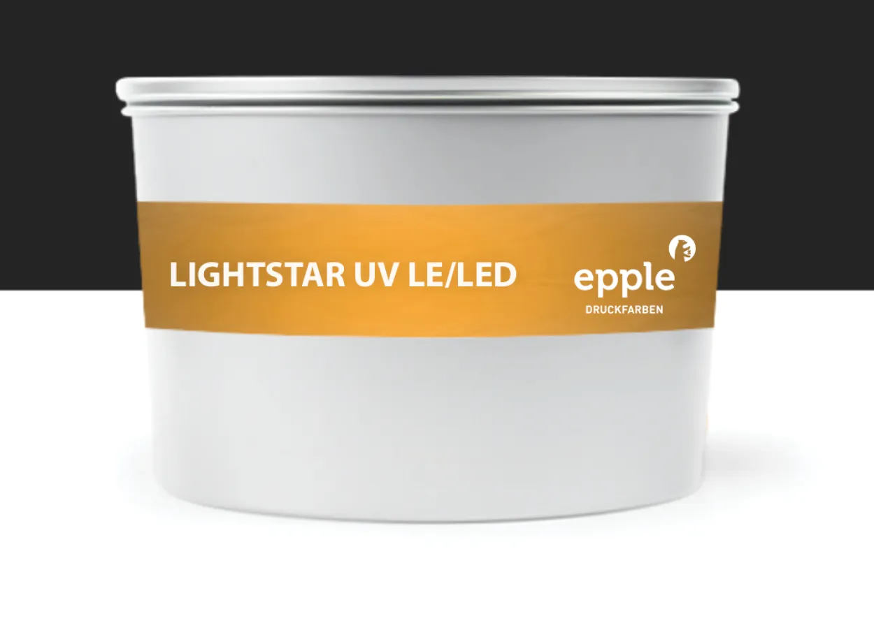 UV Foilstar LM UV inks for food packaging on non-absorbent bases