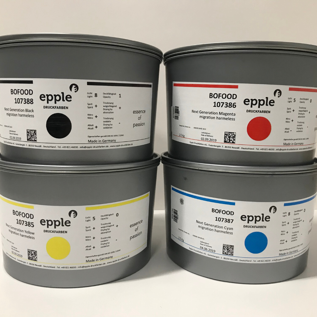 Paints for food packaging
